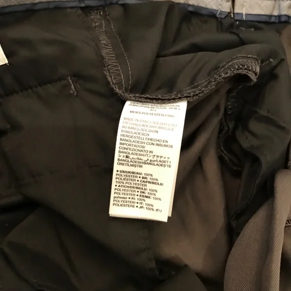 Amazon Essentials Men’s Gray Dress Pant - Picture 3 of 5